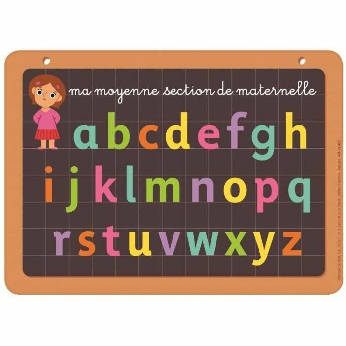 Nathan La Petite Ecole - Caja de Actividades Educativas para Niños +3 años, Sección Media, con Pizarra de Conceptos y Juegos de Aprendizaje 1