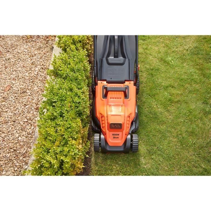 Cortacésped 1600 W 38cm bemw471bh-qs black+decker 4