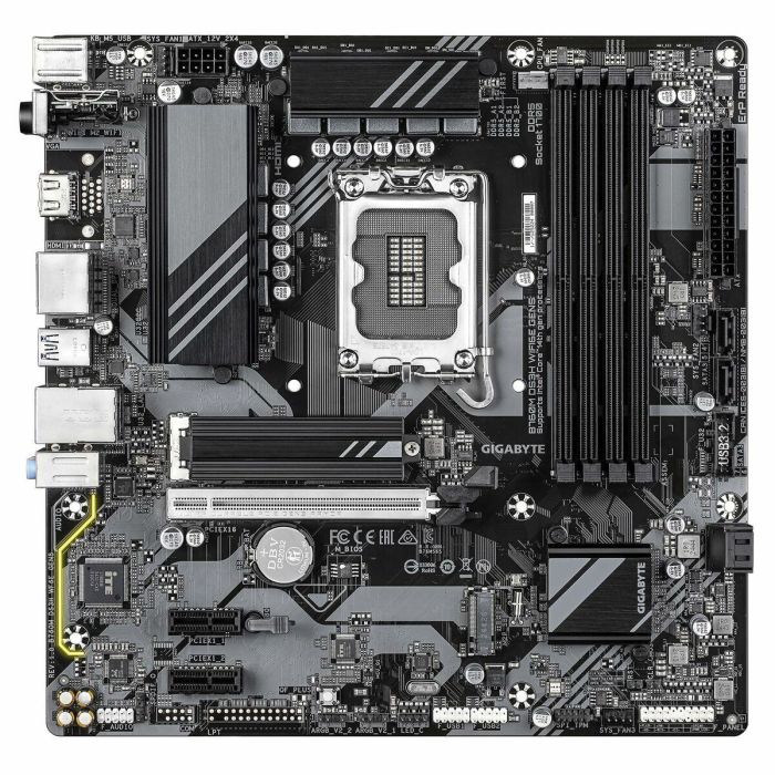 GIGABYTE B760M DS3H WIFI6E GEN5 Placa Base Intel B760 Express LGA 1700 DDR5 Wi-Fi 6E PCIe 5.0 para Intel Core 12-14th Gen 3