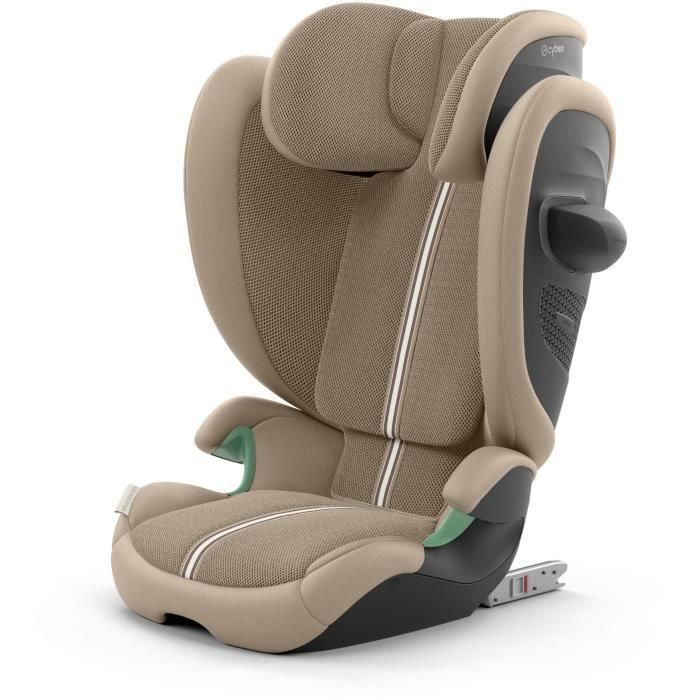 CYBEX CYB4063846470341 Silla de coche Solution G2 i-Fix Plus Fabric - Beige Almendra