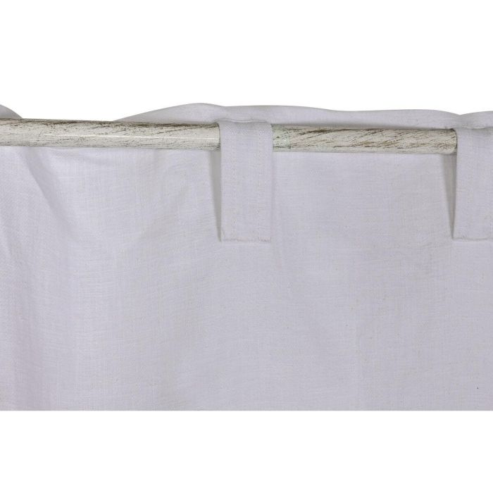 Cortina Cottage DKD Home Decor Blanco Roto 260 x 140 cm 4