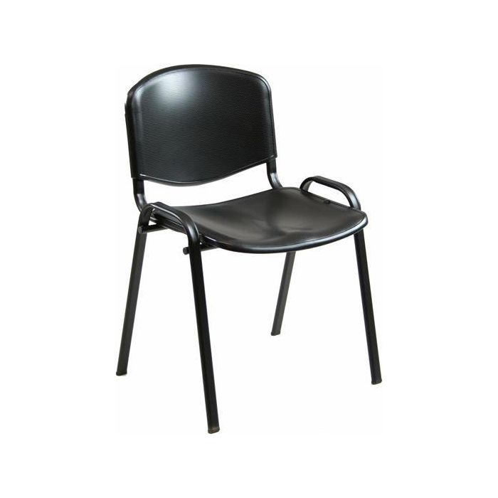 Unisit Silla Confidente Dado Plastico Negra