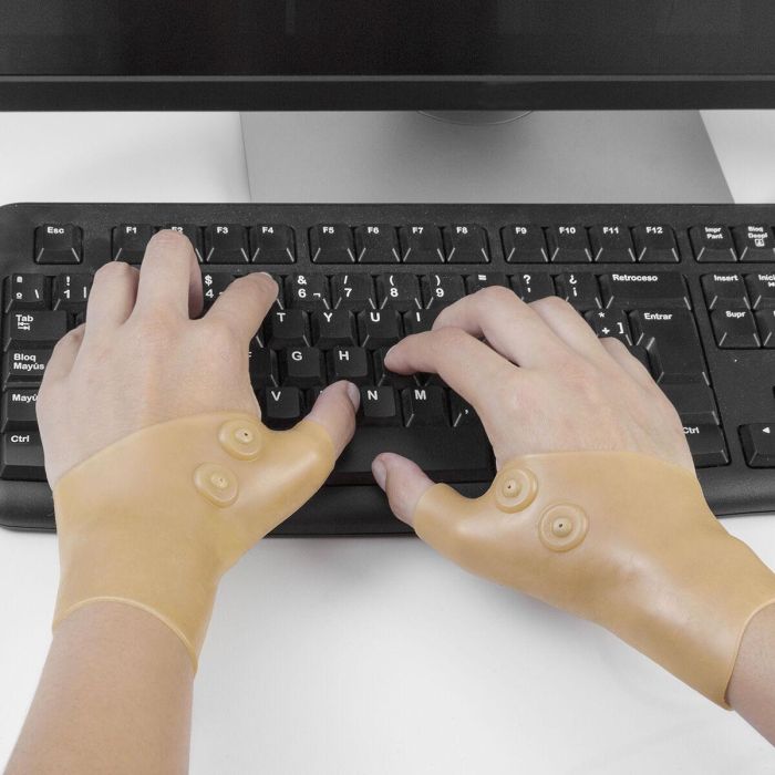 Muñequeras de Compresión con Puntos Magnéticos Imontic InnovaGoods 2 Unidades 6 Muñequeras de Compresión con Puntos Magnéticos Imontic InnovaGoods 2 Unidades 6