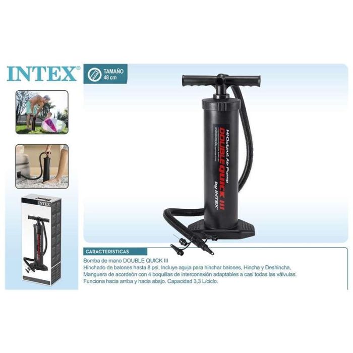 Hinchador manual double quick ii 48 cm 7 Hinchador manual double quick ii 48 cm 7