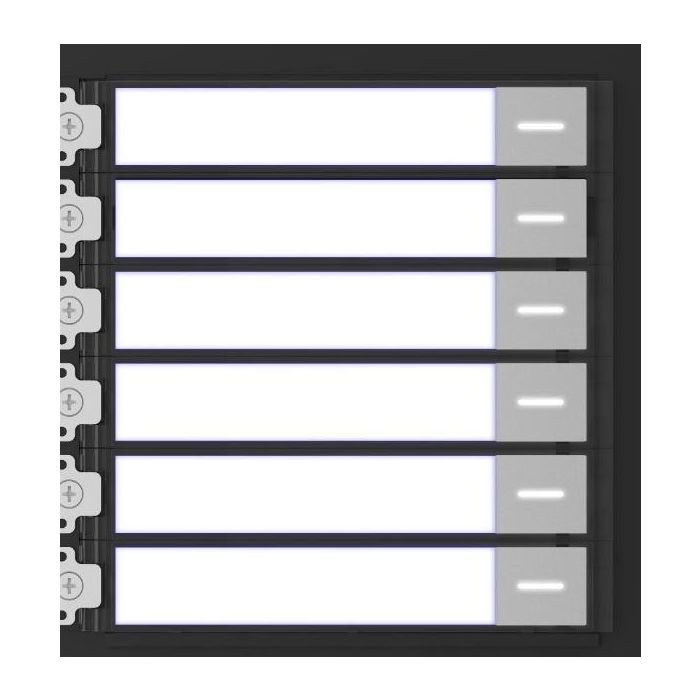 Hikvision Módulo de 6 timbres para panel exterior estación de puerta modular videoportero serie KD8