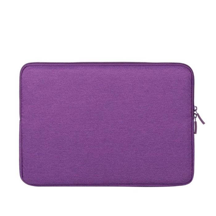 Rivacase 7703VIO Funda Eco para portátil de 13-14 pulgadas, funda protectora de poliéster RPET resistente al agua, color lila 1