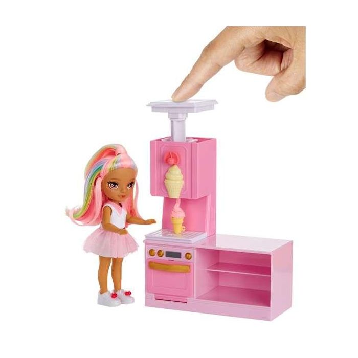 Set de juego rainbow high little dessert. tienda de dulces con kit de pasteleria con una muñeca exclusiva 20,3x29,20x13,46 cm 5 Set de juego rainbow high little dessert. tienda de dulces con kit de pasteleria con una muñeca exclusiva 20,3x29,20x13,46 cm 5