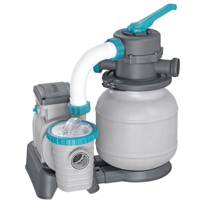 Bomba de filtración de arena para piscinas de hasta 42 m³ - Bestway - 6.056 L/h - Con prefiltro 2 Bomba de filtración de arena para piscinas de hasta 42 m³ - Bestway - 6.056 L/h - Con prefiltro 2