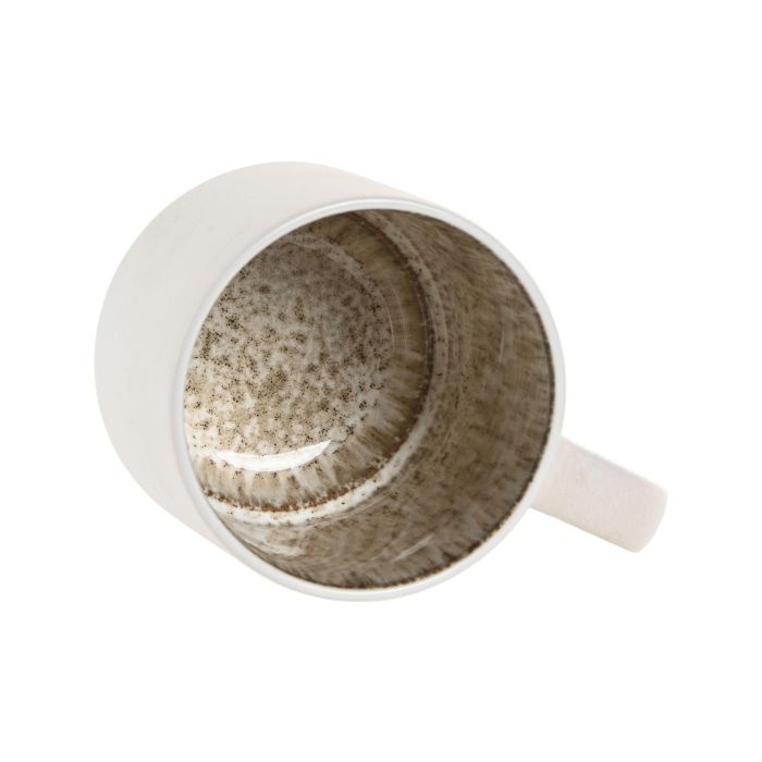 Mug Horeca DKD Home Decor Beige Blanco 9 x 9 x 13 cm (6 Unidades) 2 Mug Horeca DKD Home Decor Beige Blanco 9 x 9 x 13 cm (6 Unidades) 2