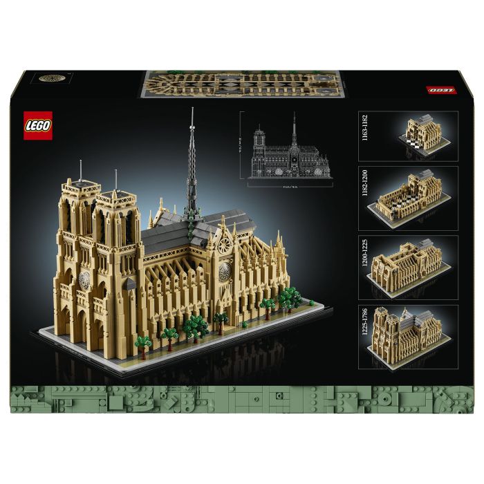 Lego Architecture 21061 Notre-Dame de Paris Set de Construcción para Adultos 37