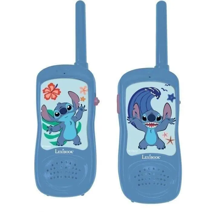 Lexibook Kit Aventurero con Walkie Talkies Stitch, Kikare, Brújula y Linterna para Niños 3