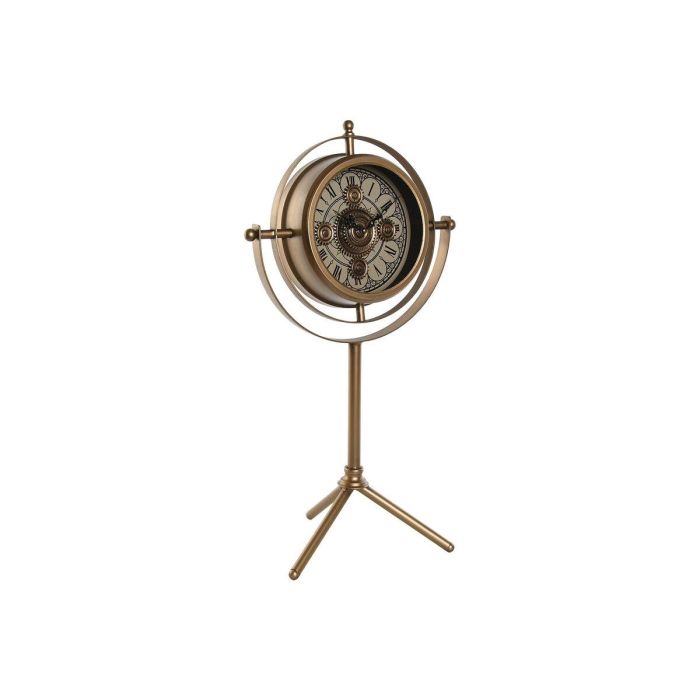 Reloj Sobremesa Vintage DKD Home Decor Dorado 24 x 66.5 x 36 cm