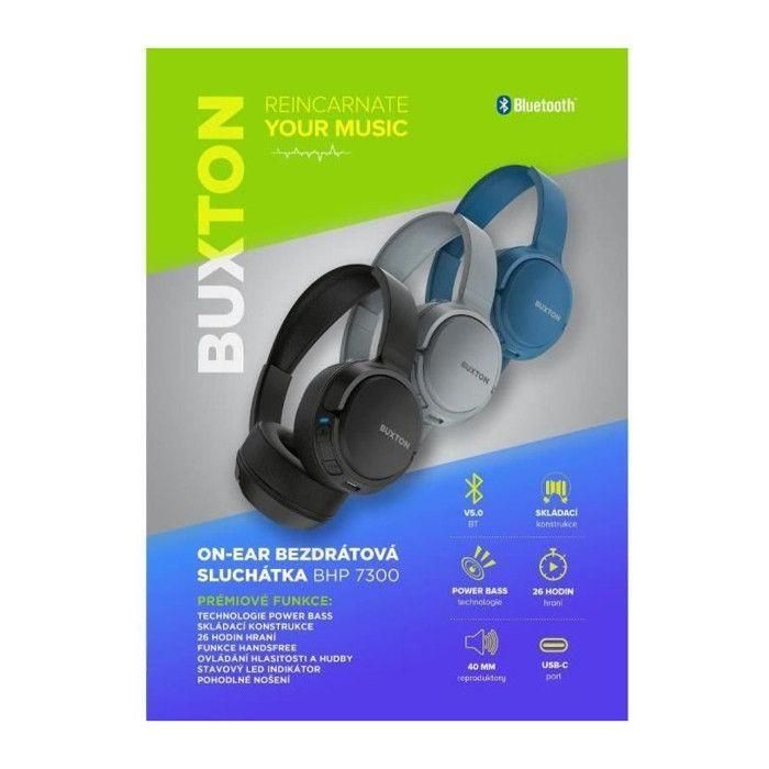 Buxton BHP 7300 NEGRO Auriculares inalámbricos supraaurales 3