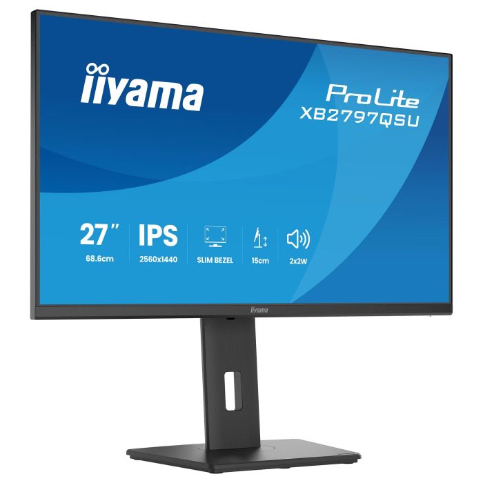 iiyama ProLite XB2797QSU-B1 Monitor Gaming/Profesional 27" (68.6 cm) Quad HD 2560x1440 IPS 75Hz 1ms AMD FreeSync, USB-C, Altavoces, Negro Mate 23