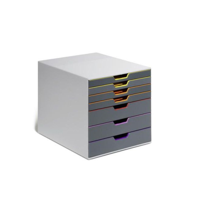 Durable 760758 Módulo 7 Cajones Varicolor®7 Cajonera A4 Gris Multicolor Plástico ABS 5 Durable 760758 Módulo 7 Cajones Varicolor®7 Cajonera A4 Gris Multicolor Plástico ABS 5