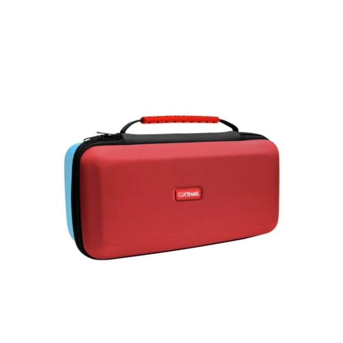 Trust Gaming Funda Rígida GXT 1252RB XL para Nintendo Switch 2 / Rojo y Azul - Estuche Protector Accesorios Videojuegos 25764