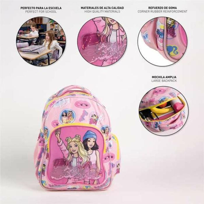 Mochila escolar mediana 42 cm barbie 32.0 x 15.0 x 42.0 cm 2 Mochila escolar mediana 42 cm barbie 32.0 x 15.0 x 42.0 cm 2