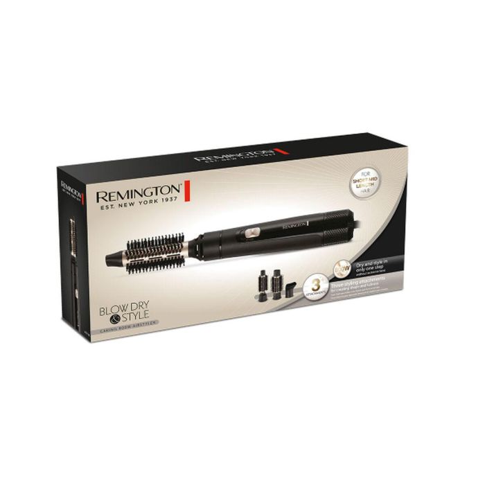 Remington AS7300 Cepillo Soplador Blow D&S 2 Velocidades, 2 Temperaturas con 3 Accesorios: Cepillo 25mm, 38mm y Concentrador 2