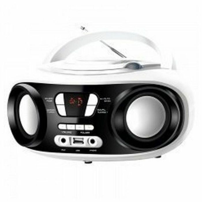 Radio CD MP3 BRIGMTON W-501-B FM USB 3W x 2 Blanco 1 Radio CD MP3 BRIGMTON W-501-B FM USB 3W x 2 Blanco 1