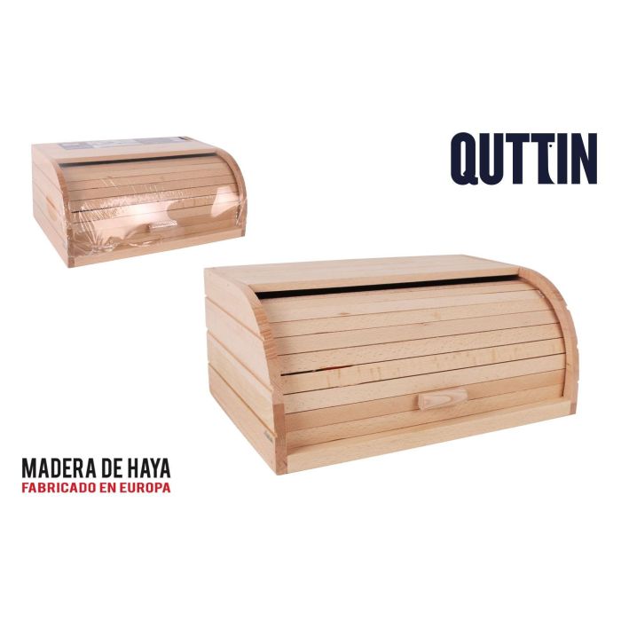 Caja Pan Persiana Madera 37.5 x 26.5 x 16 cm Quttin (6 Unidades) Caja Pan Persiana Madera 37.5 x 26.5 x 16 cm Quttin (6 Unidades)