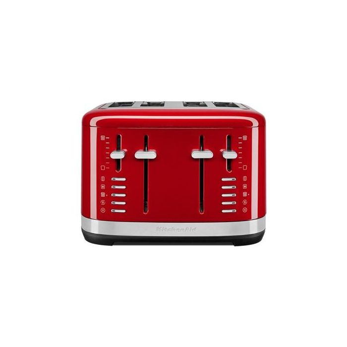 Kitchenaid Tostadora Metálica 4 Ranuras Roja, 7 Niveles de Tueste, Estilo Elegante Kitchenaid Tostadora Metálica 4 Ranuras Roja, 7 Niveles de Tueste, Estilo Elegante