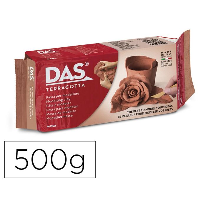 Das Pasta Para Modelar 500 gr Terracota