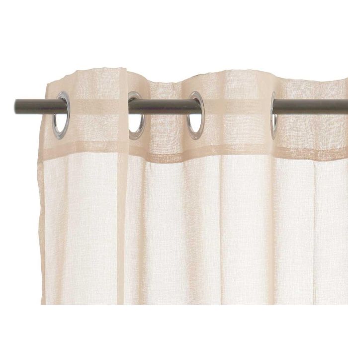 Cortina Visillo Beige 140X260 Cm Giftdecor (6 Unidades) 1 Cortina Visillo Beige 140X260 Cm Giftdecor (6 Unidades) 1