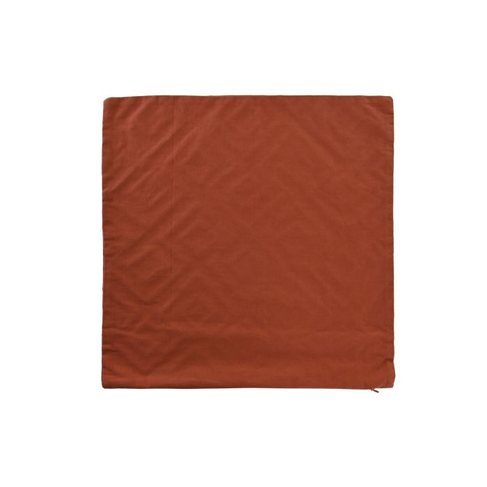 DKD Home Decor Funda Cojín Geométrico Terracota de Poliéster 1x50x50 cm con Cremallera 2