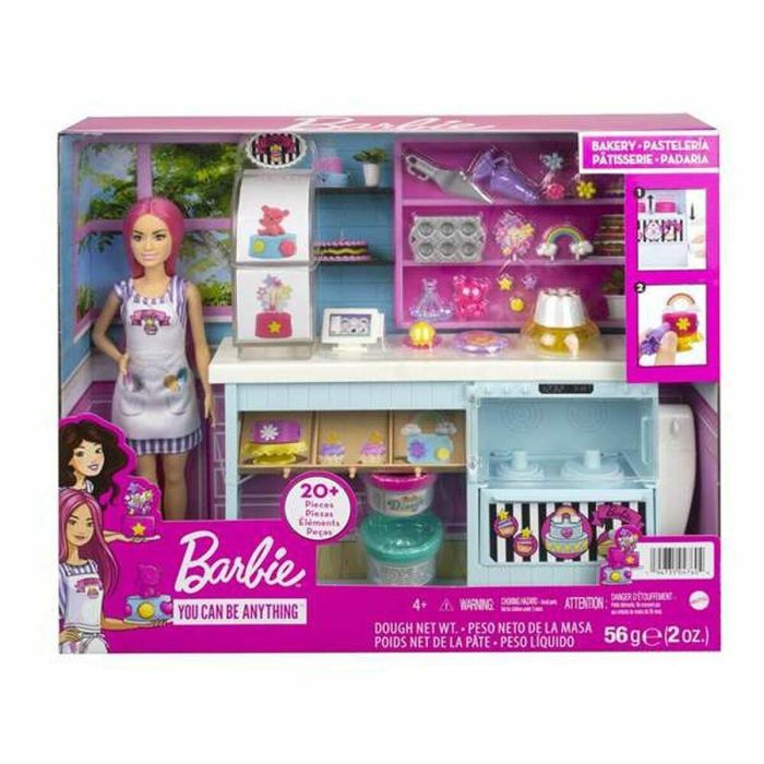 Mattel HGB73 Pasticceria Barbie Juego con Accesorios Blanco 1