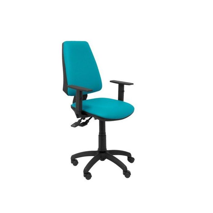 Silla Piqueras Y Crespo Elche S Brazos Regulables Mecanismo Sincro De Doble Maneta Gran Confortabilidad Regulable En Altura Asiento Y Respaldo Tapizado Similpiel Verde