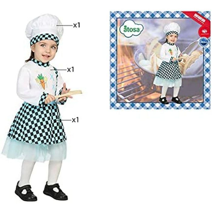 Disfraz para Bebés Cocinera (3 pcs) 6 Disfraz para Bebés Cocinera (3 pcs) 6