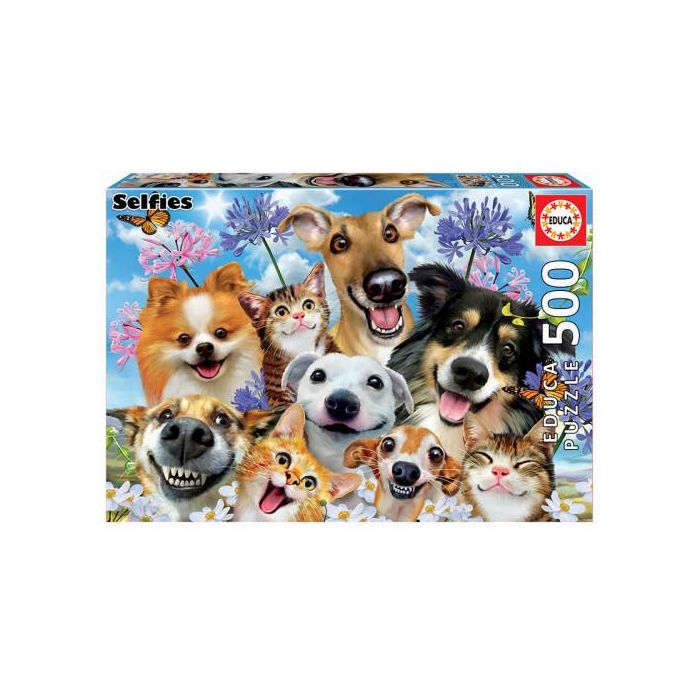 Educa Borrás 17983 Puzzle Rompecabezas Fun in the Sun Selfie 500 Piezas