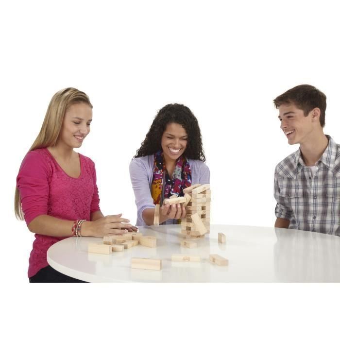 Hasbro Gaming A2120 Jenga, Juego de Habilidad y Destreza Clásico con Torre de Bloques, +6 años 2 Hasbro Gaming A2120 Jenga, Juego de Habilidad y Destreza Clásico con Torre de Bloques, +6 años 2