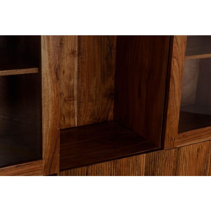 DKD Home Decor Vitrina Colonial Marron Negro 145 x 162 x 40 cm 2