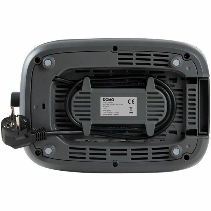 Domo DO965T Tostadora Eléctrica 1000 W 2 Ranuras Negra 1