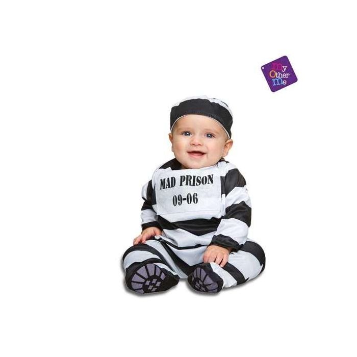 My Other Me Disfraz de Preso para Bebé, Talla 0-6 Meses, 100% Poliéster 4
