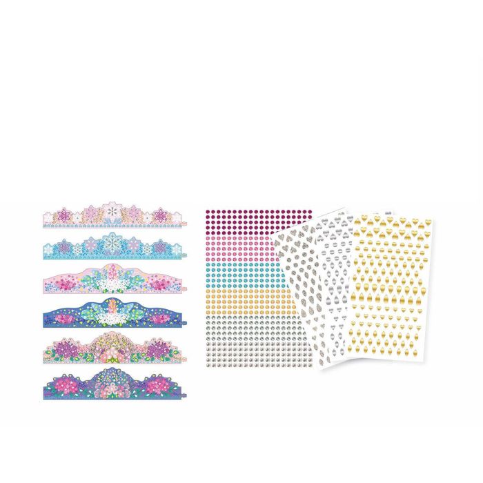 Sycomore ARTISSIMO PM Coronas de Princesas para Decorar con Pegatinas y Strass Incluye Manual 1