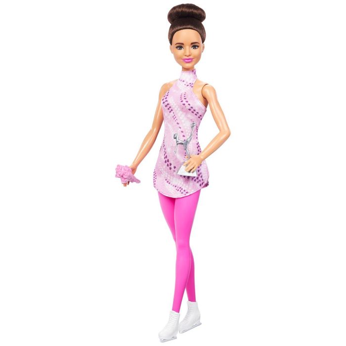 Muñeca Barbie Tú Puedes Ser Patinadora Hielo Hrg37 Mattel