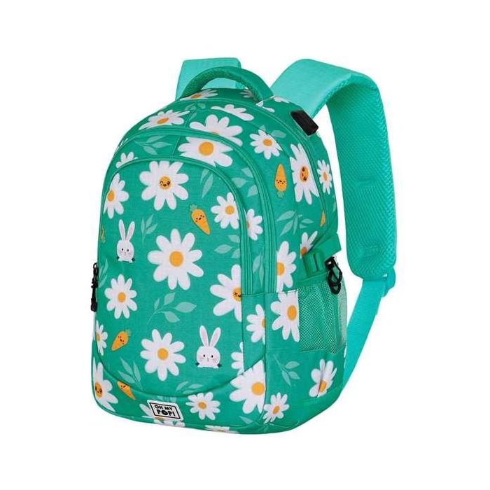 Karactermania Mochila OMP! Run. Plus FAN Blooming 44x34x21 cm, Gran Capacidad, 3 Compartimentos, Puerto USB, Ripstop, Turquesa 5 Karactermania Mochila OMP! Run. Plus FAN Blooming 44x34x21 cm, Gran Capacidad, 3 Compartimentos, Puerto USB, Ripstop, Turquesa 5