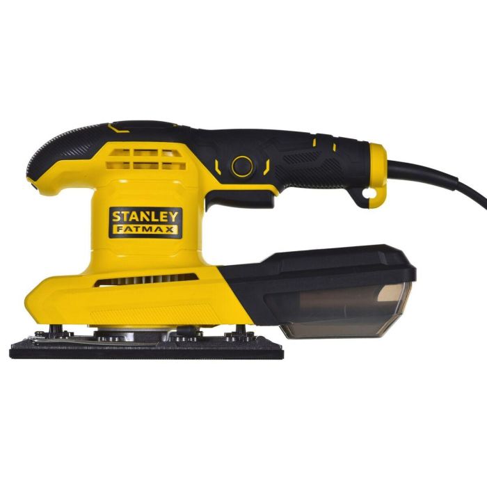 STANLEY FATMAX FMEW214K-QS Lijadora Orbital Eléctrica 280W con Órbita de 2mm, para Lijado Profesional en Madera, Metal y Multimateriales con Maletín 7 STANLEY FATMAX FMEW214K-QS Lijadora Orbital Eléctrica 280W con Órbita de 2mm, para Lijado Profesional en Madera, Metal y Multimateriales con Maletín 7
