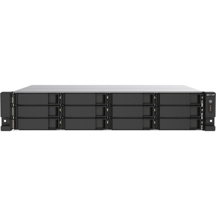 QNAP TS-1273AU-RP-8G Servidor NAS Bastidor 2U, AMD Ryzen Embedded V1500B, 8GB DDR4, HDD & SSD, Serial ATA II/III, 12 Bahías, RAID 0 QNAP TS-1273AU-RP-8G Servidor NAS Bastidor 2U, AMD Ryzen Embedded V1500B, 8GB DDR4, HDD & SSD, Serial ATA II/III, 12 Bahías, RAID 0