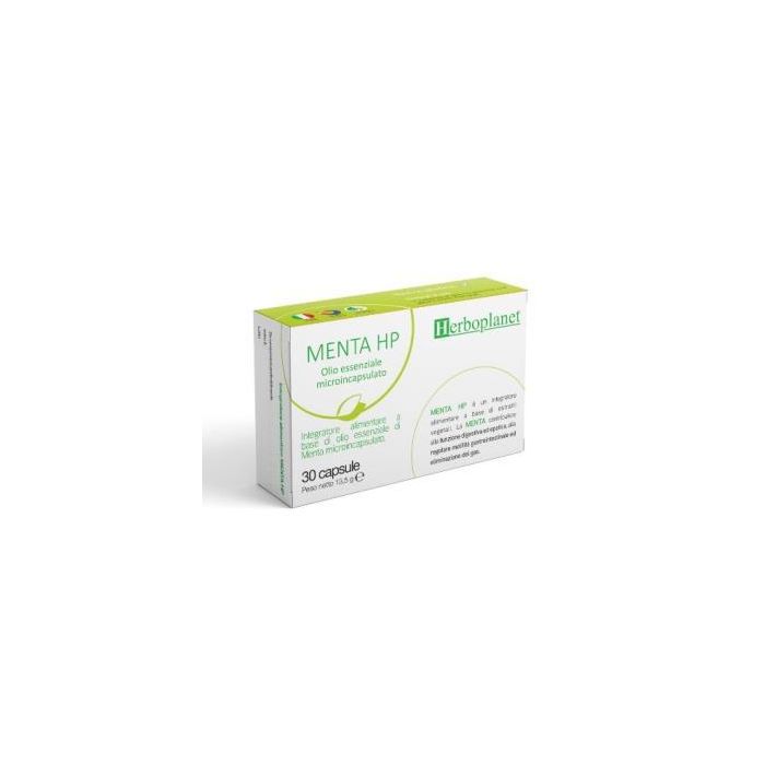 HERBOPLANET Menta para la Función Digestiva y Gases 30 Cápsulas
