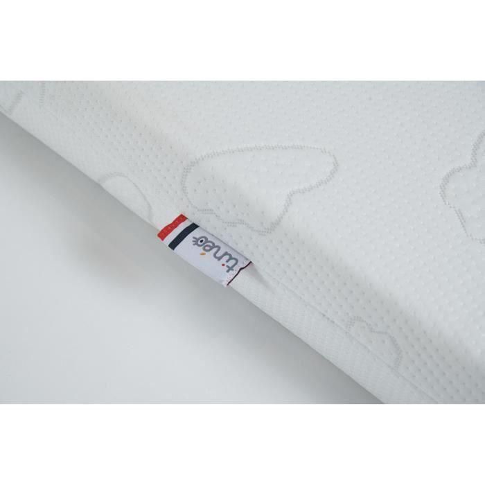 Colchón TINEO NUAGE - Funda desenfundable - 60x120x10 cm 5 Colchón TINEO NUAGE - Funda desenfundable - 60x120x10 cm 5
