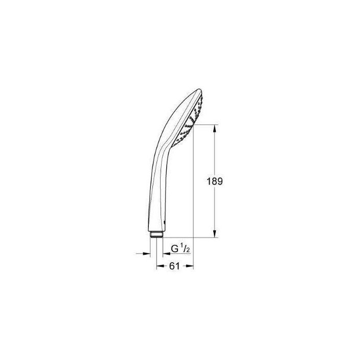 GROHE - Teleducha de 1 chorro 1 GROHE - Teleducha de 1 chorro 1