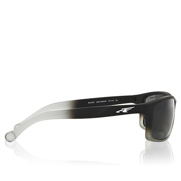 Arnette AN4207 225387 Gafas de Sol Hombre 61 mm Montura Bicolor Negro Gris Transparente Cristales Gris Filtro 3N 3