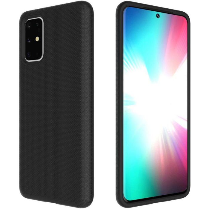 eSTUFF Samsung S20+/5G MADRID Silicone Cover - Black 1