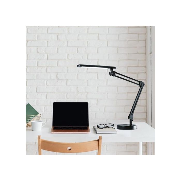 Archivo 2000 Lámpara LED Sobremesa LED4STARS con Cabezal Pivotable 150x565x280 mm Negro 5061B NE 1