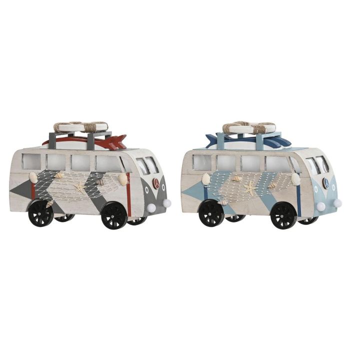 Decoracion Luminosa Antique DKD Home Decor Azul Terracota 7 x 14 x 22 cm (2 Unidades) 3 Decoracion Luminosa Antique DKD Home Decor Azul Terracota 7 x 14 x 22 cm (2 Unidades) 3