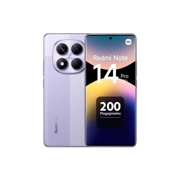 Smartphone Xiaomi Redmi Note 14 Pro 8GB/ 256GB/ 6.67"/ 5G/ Púrpura Smartphone Xiaomi Redmi Note 14 Pro 8GB/ 256GB/ 6.67"/ 5G/ Púrpura
