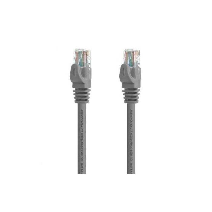 Aisens Cable de Red RJ45 CAT.6A UTP LSZH 500 MHz AWG24 Gris 15M para 10 Gigabit/s, Libre de Halógenos 1 Aisens Cable de Red RJ45 CAT.6A UTP LSZH 500 MHz AWG24 Gris 15M para 10 Gigabit/s, Libre de Halógenos 1